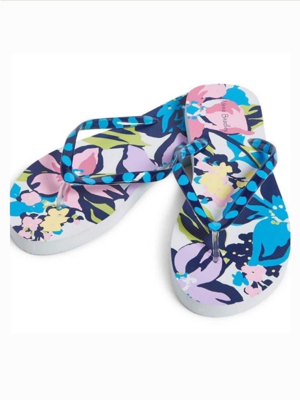 NWT Vera Bradley Womens Flip Flops MARIAN FLORAL